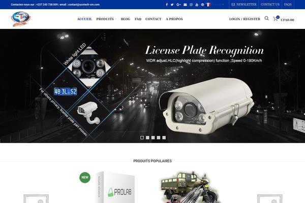 WoodMart theme site design template sample
