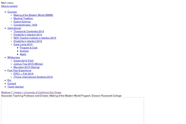 WordPress website example screenshot