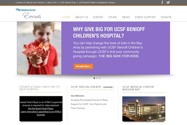 ucsfspecialevents.org site used Ucsf