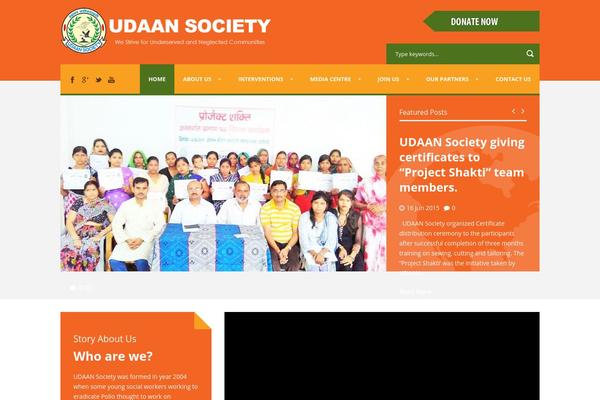 udaansociety.org site used Udaan