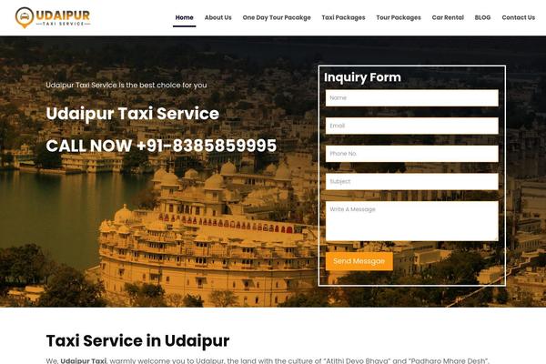 udaipurcarhire theme websites examples