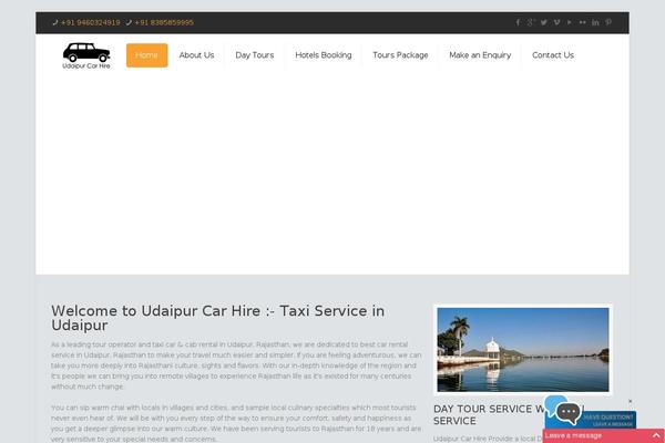 udaipurcarhire.com site used Udaipurcarhire