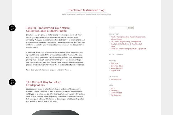 Reddle theme site design template sample