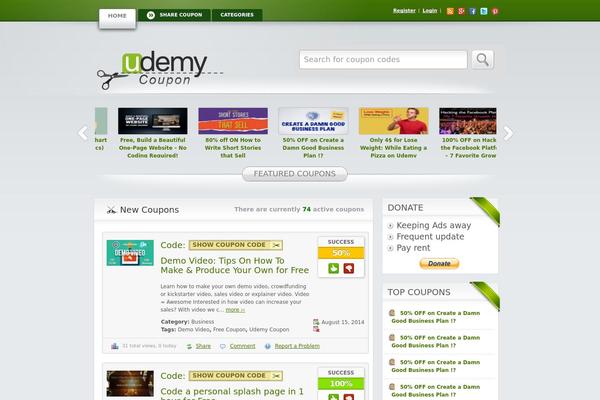 udemycoupon.com site used Clipper