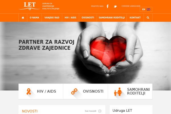 udruga-let.hr site used Let_theme