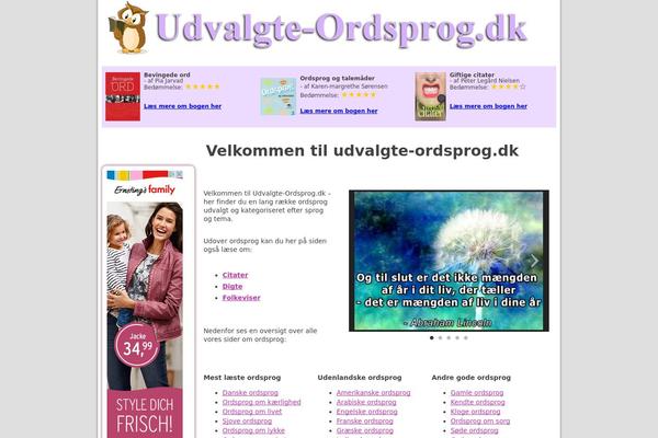 udvalgte-ordsprog.dk site used Wp-basic-theme