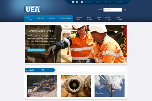 uea.com.au site used Uea
