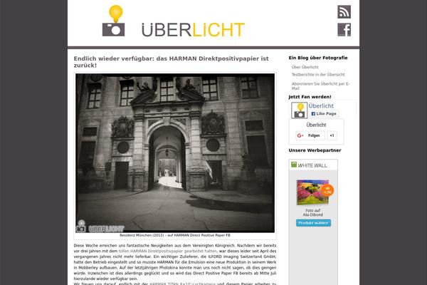 ueberlicht theme websites examples