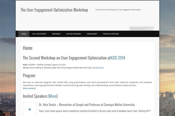 WordPress website example screenshot