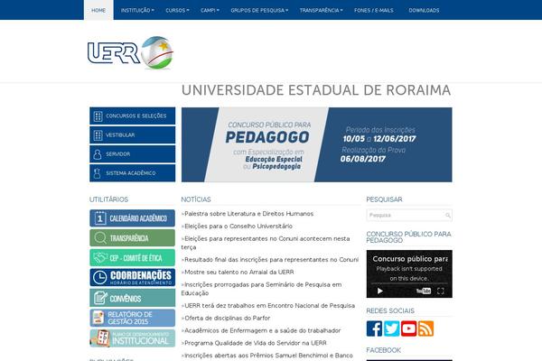 uerr.edu.br site used Uerr