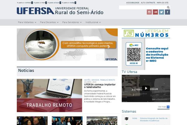 ufersa.edu.br site used Temaufersa