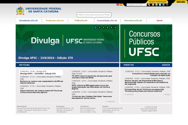 ufsc.br site used Brasilgov