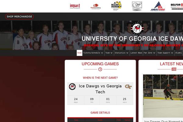 ugahockey.com site used Football Club