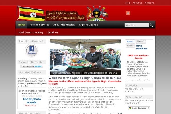 ugandaembassy.rw site used Uhck