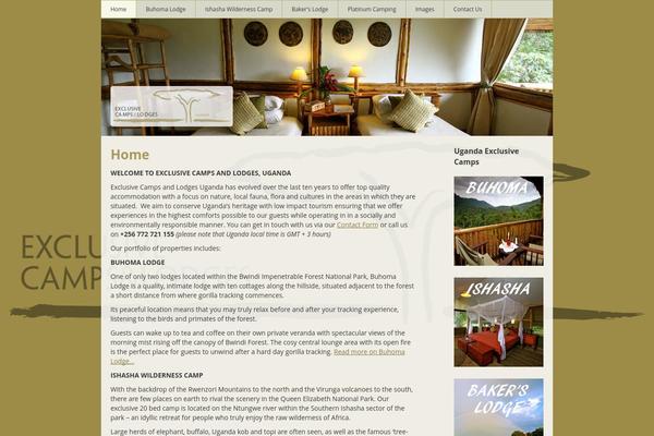 ugandaexclusivecamps.com site used Theme_2013