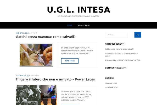 Radical Lite theme site design template sample