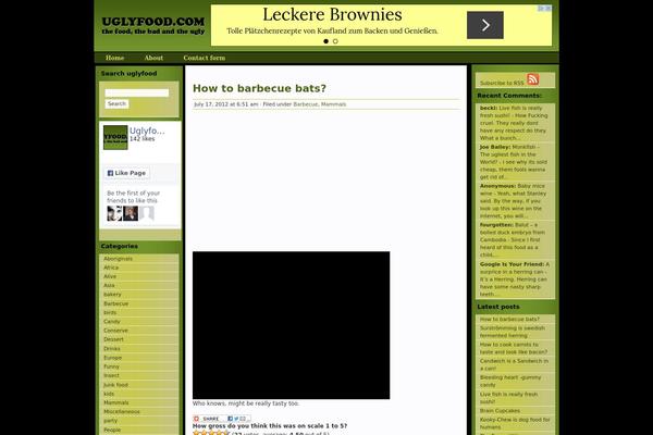 WordPress website example screenshot