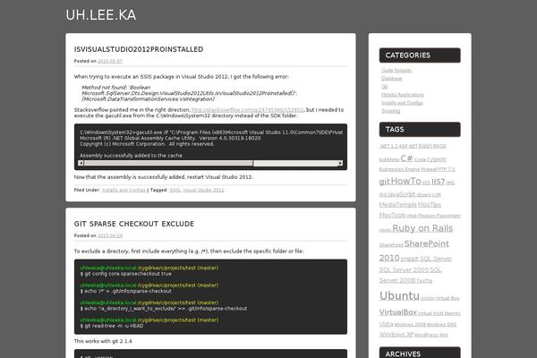Site using Uhleeka-codebox plugin