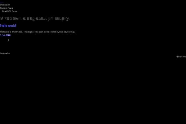 Twenty Twenty-Three theme site design template sample