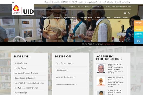 uid.edu.in site used Uid_project