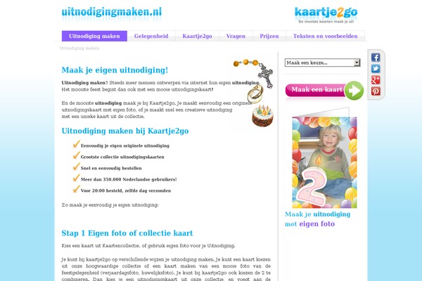 WordPress website example screenshot