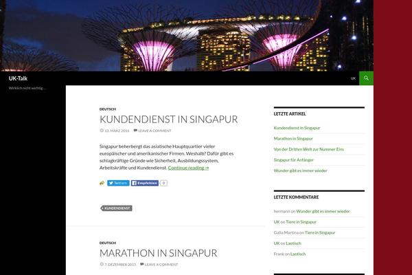 WordPress website example screenshot