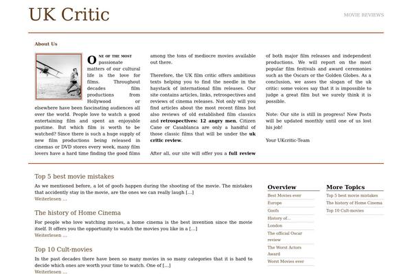 ukcritic.com site used Gonzo Daily