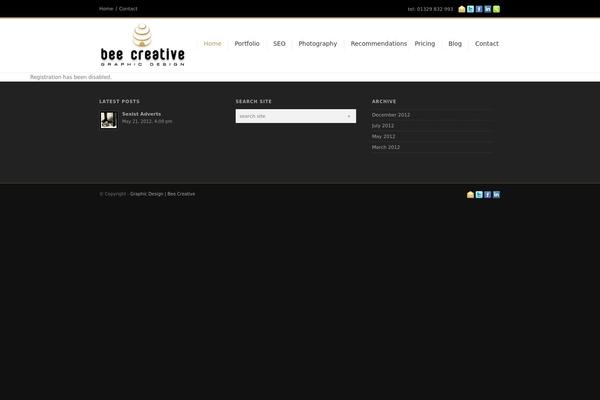 Corona theme site design template sample