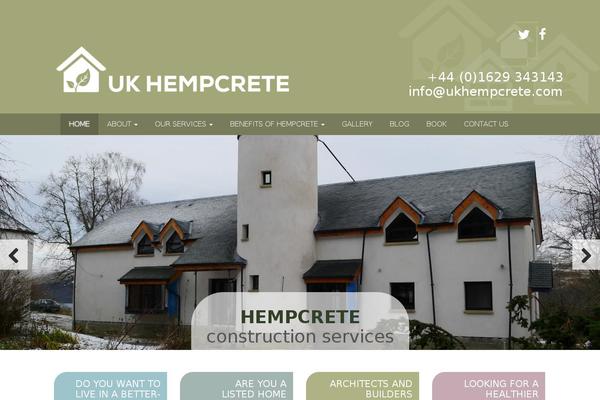 ukhempcrete.com site used Lt-theme