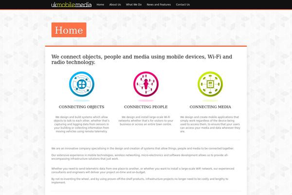 Kube theme site design template sample