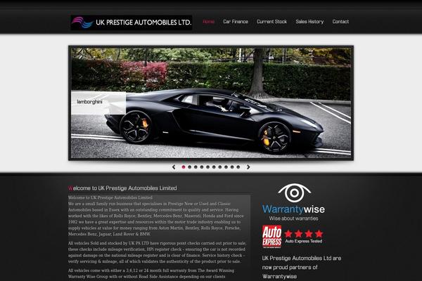 Prestige theme site design template sample