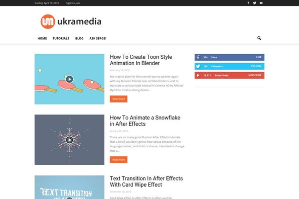 WordPress website example screenshot