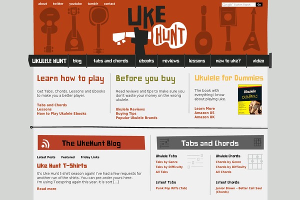 ukehunt theme websites examples