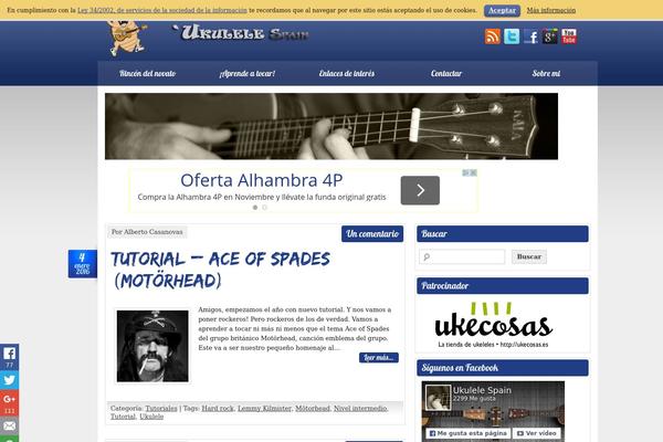 ukulelespain.com site used Tracks-child