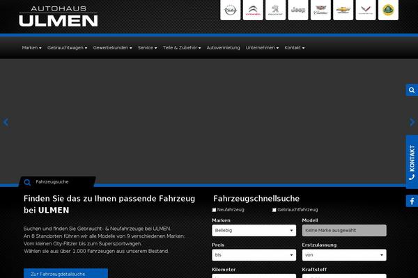 ulmen.com site used Cm-theme