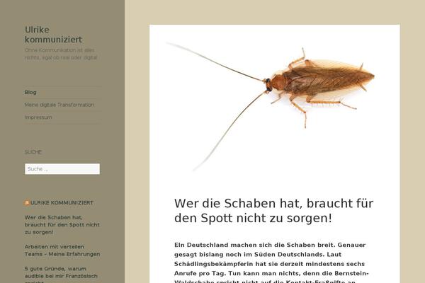 WordPress website example screenshot