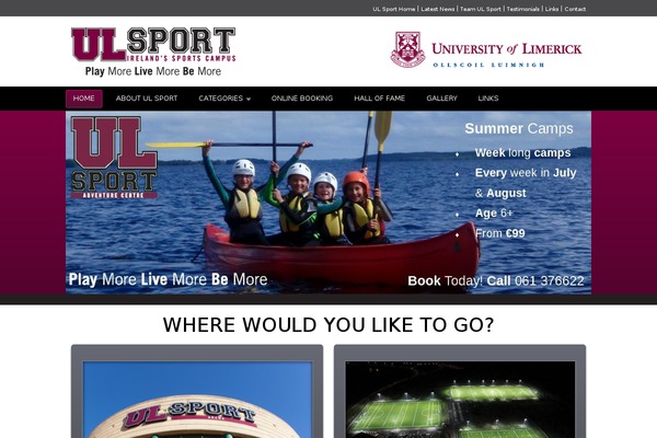 ulsport.ie site used Avada-child-ulsport