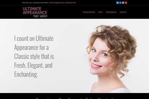 ultimateappearancesalon.com site used Ua-salon-total-theme-child