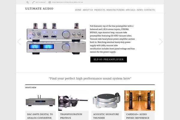 ultimateaudio.co.nz site used Retail Therapy
