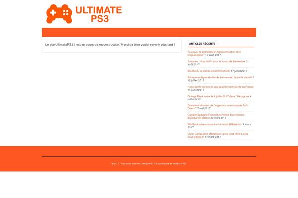 ultimateps3.fr site used Forextheme2
