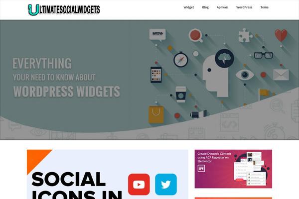 ultimatesocialwidgets.com site used Parallel