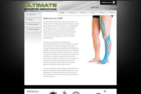 ultimatesportsmedicine.com site used Usm