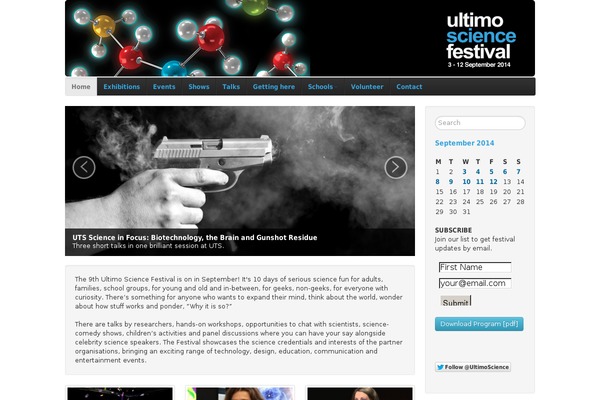 ultimosciencefestival.com site used Usf-bootstrap
