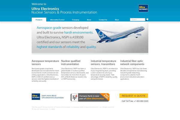 ultra-nspi.com site used Ultra_electronics