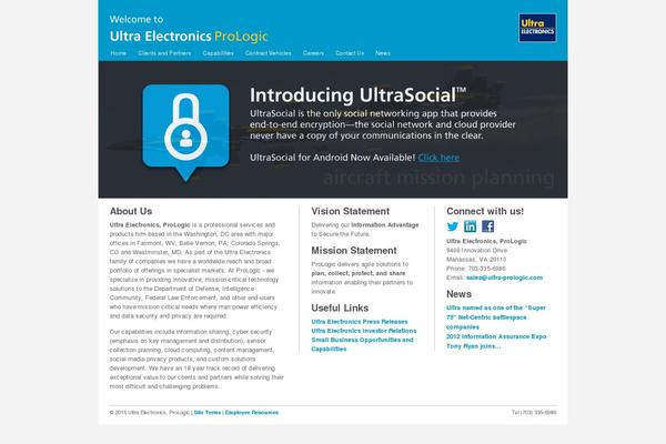 ultra-prologic.com site used Ultraprologictheme