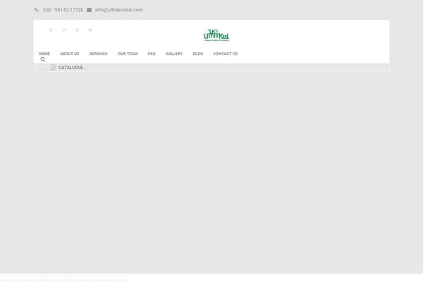 Greenly theme site design template sample