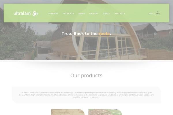 ultralam theme websites examples
