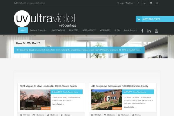 WordPress website example screenshot