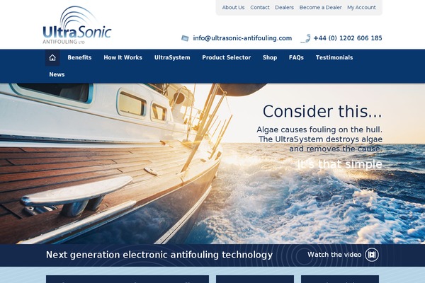 ultrasonic-antifouling.com site used Ultrasonic