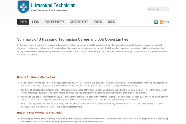 WordPress website example screenshot